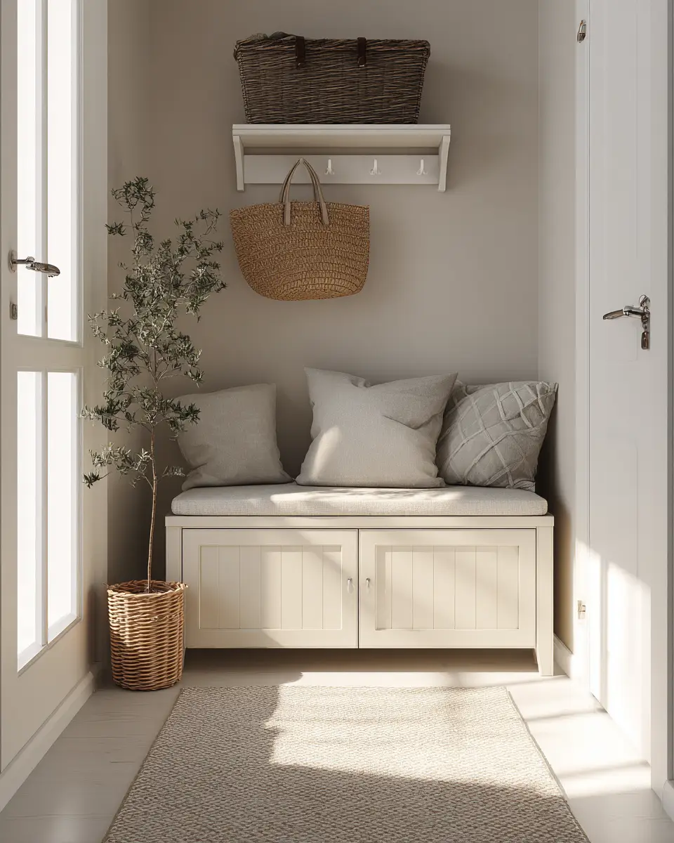 Ivory Scandinavian Garage Decor Ideas