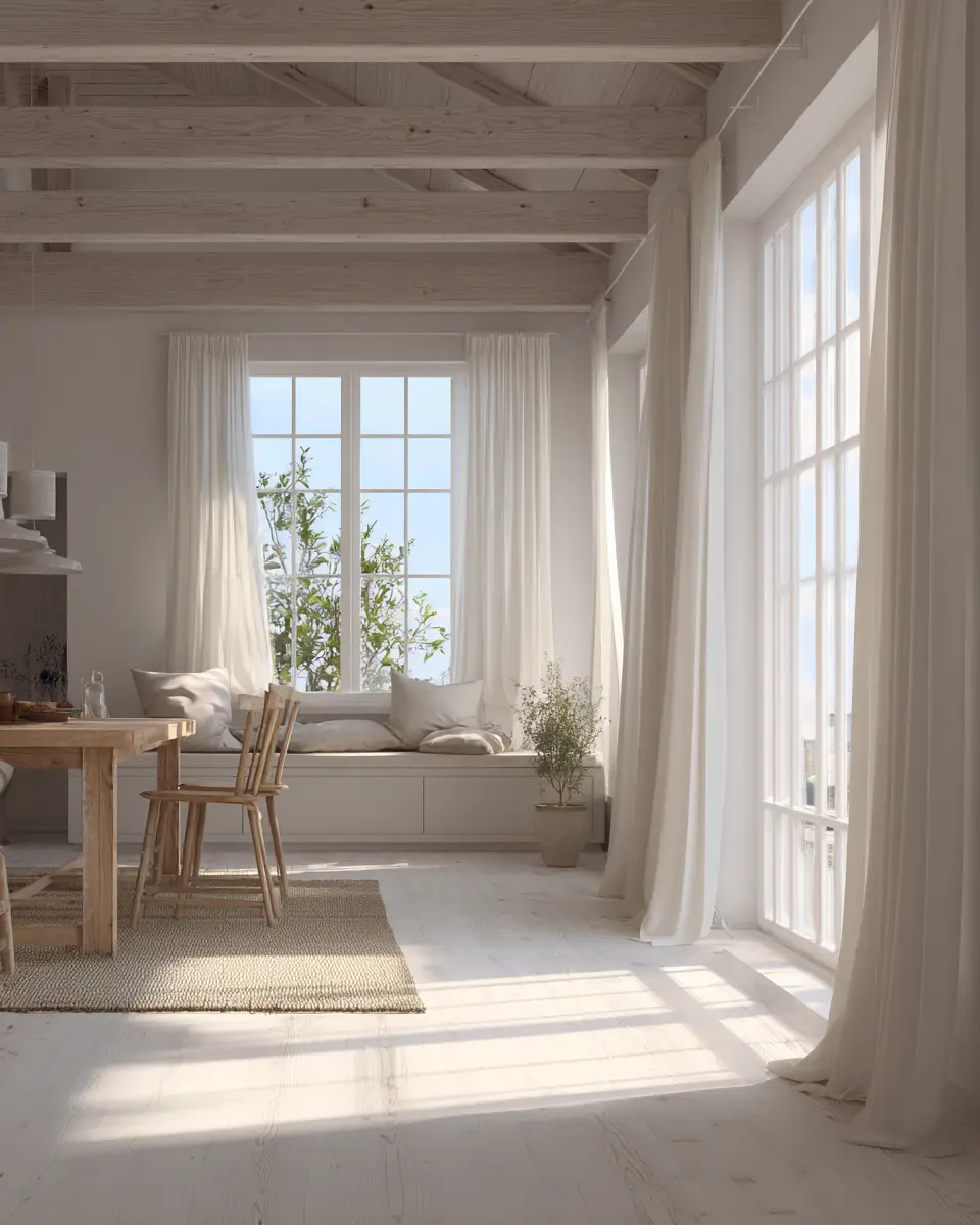 Ivory Scandinavian Garage Decor Ideas