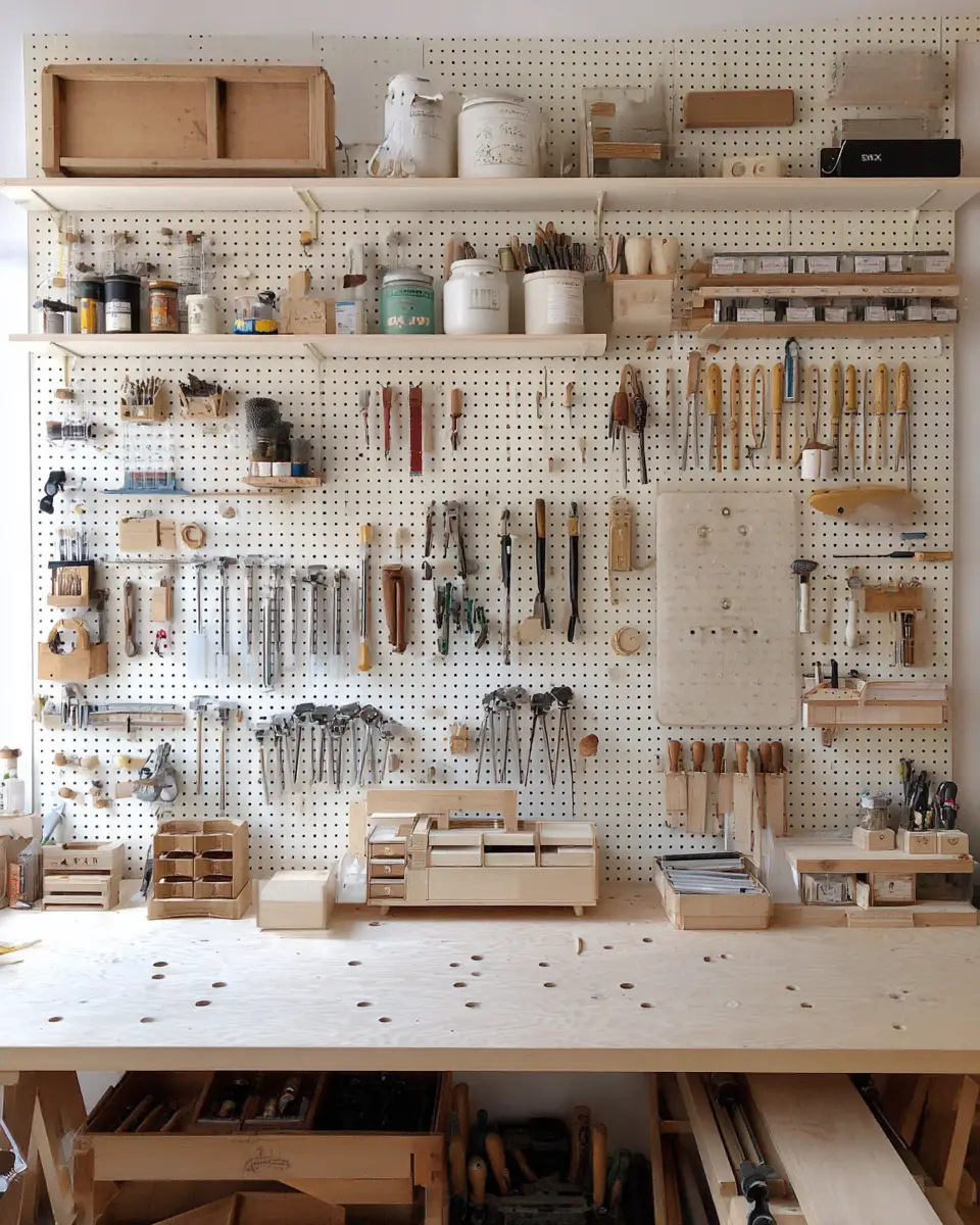 Ivory Scandinavian Garage Decor Ideas