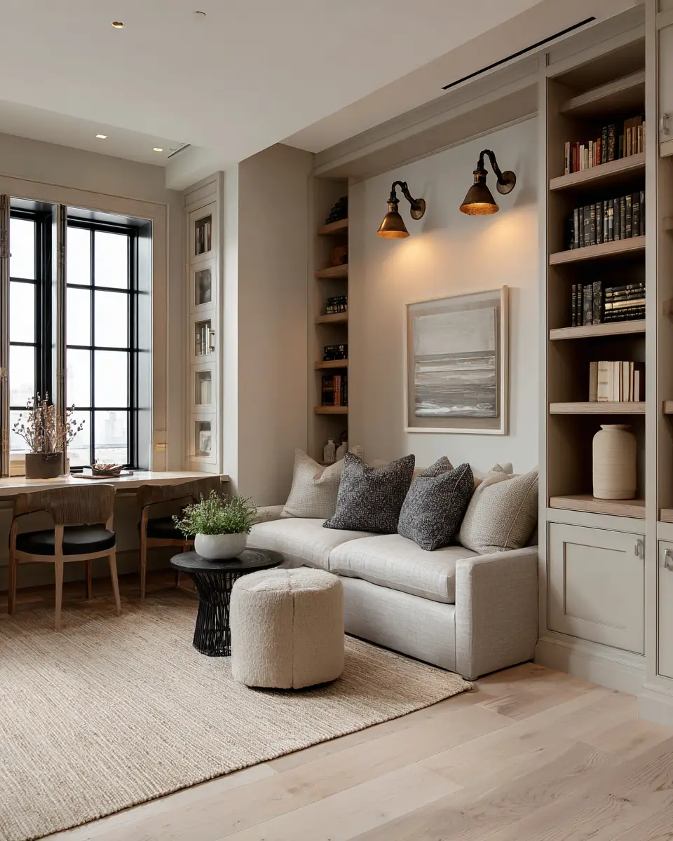 Ivory Scandinavian Garage Decor Ideas