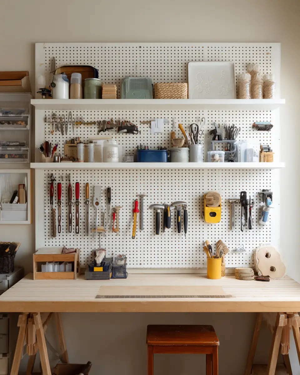 Ivory Scandinavian Garage Decor Ideas