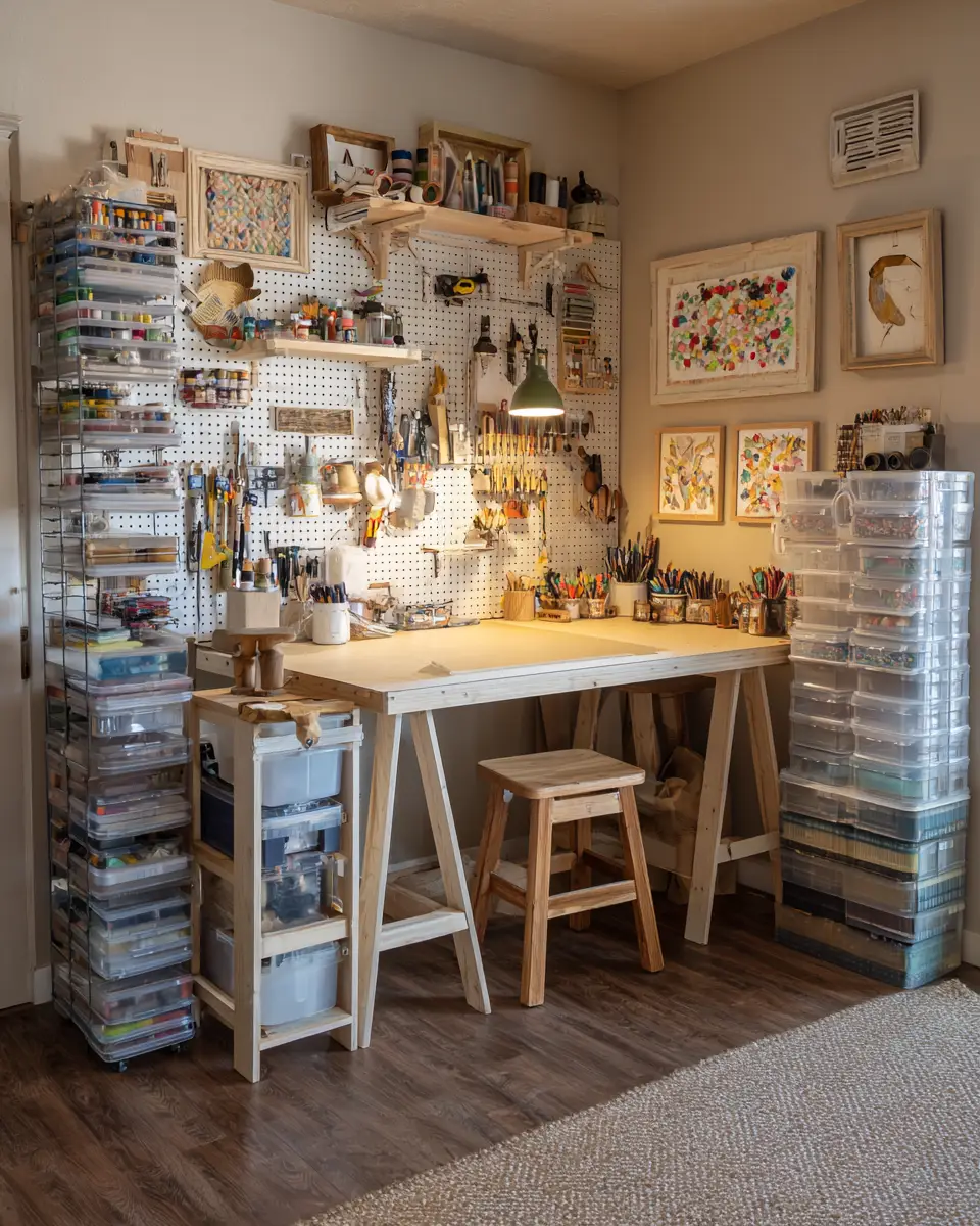 Ivory Scandinavian Garage Decor Ideas