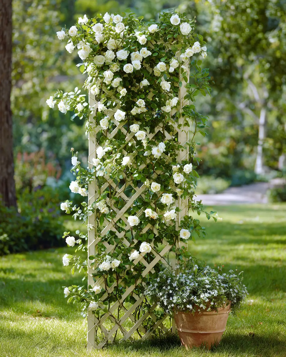 Ivory Traditional Garden Decor Ideas