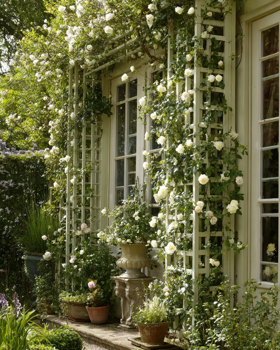 Ivory Traditional Garden Decor Ideas