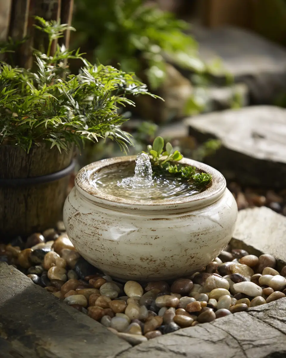 Ivory Traditional Garden Decor Ideas