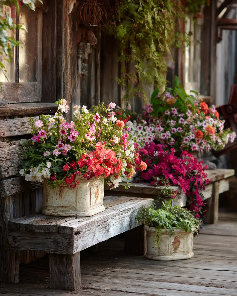 Ivory Traditional Garden Decor Ideas