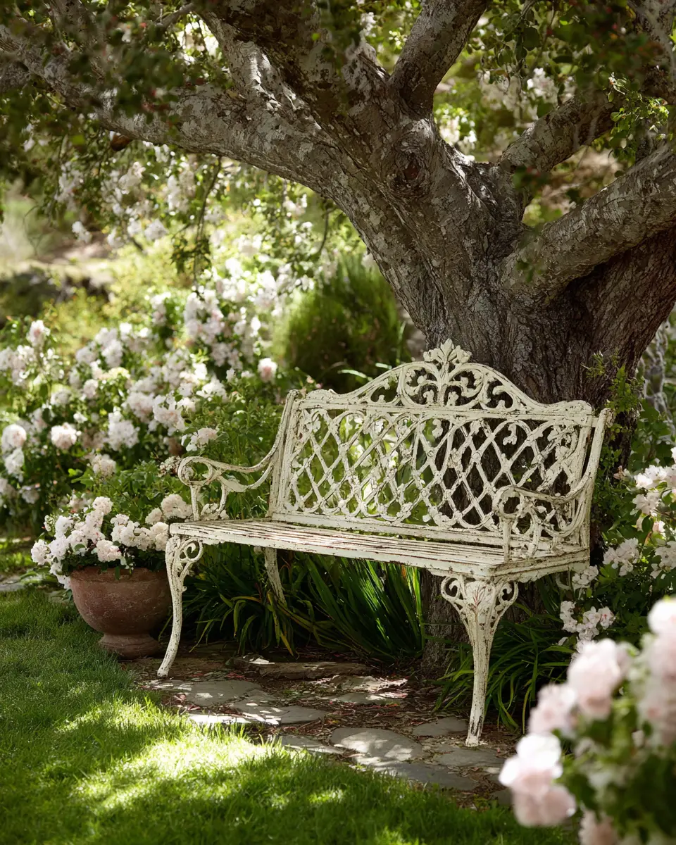 Ivory Traditional Garden Decor Ideas