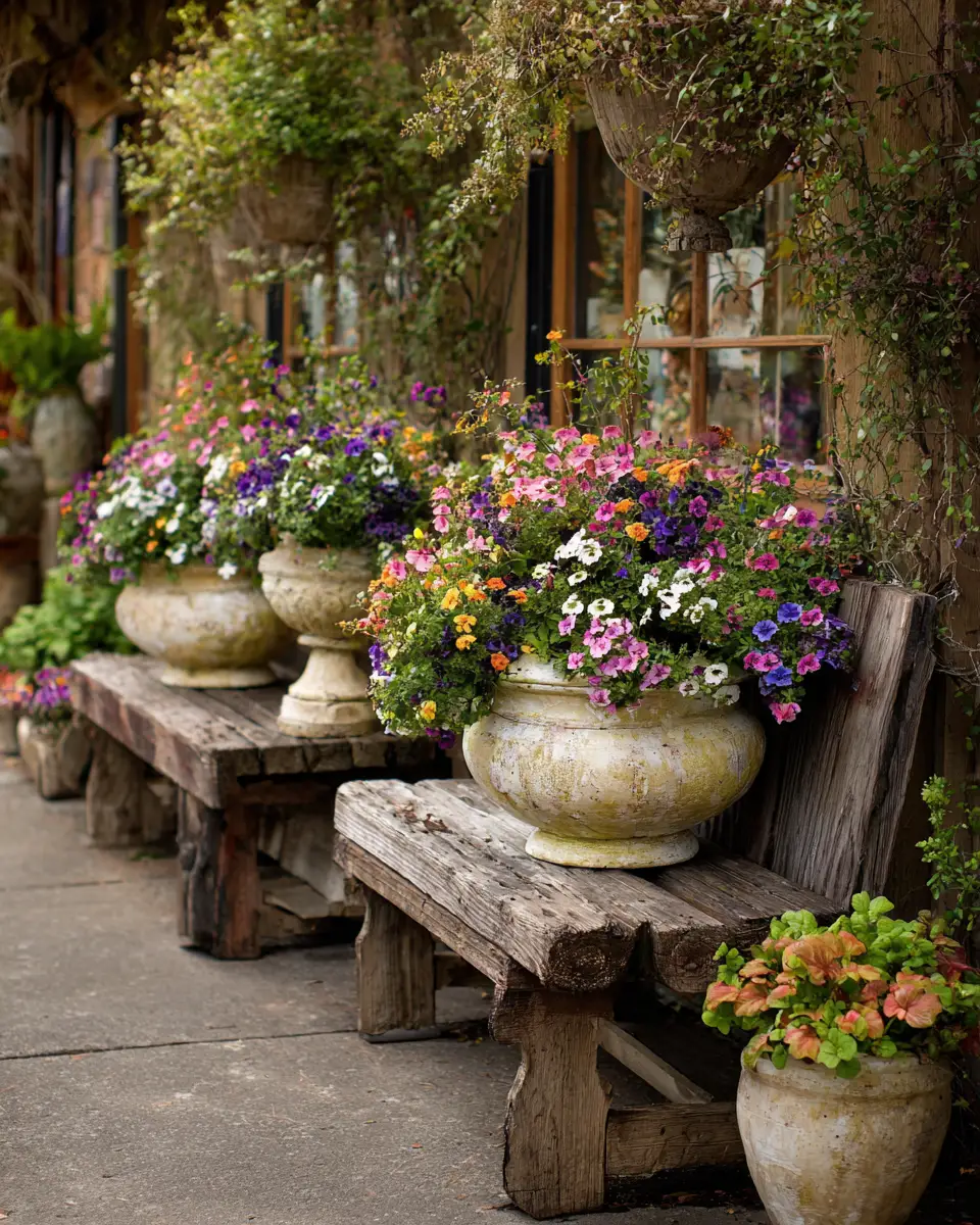 Ivory Traditional Garden Decor Ideas