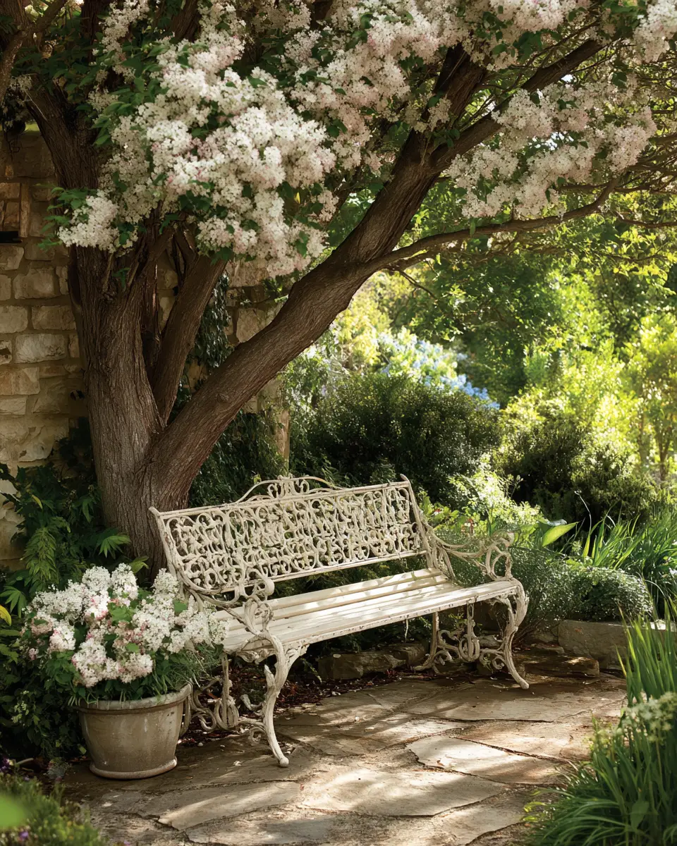 Ivory Traditional Garden Decor Ideas
