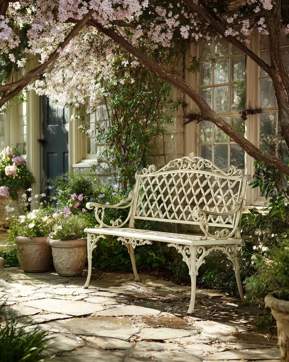 Ivory Traditional Garden Decor Ideas