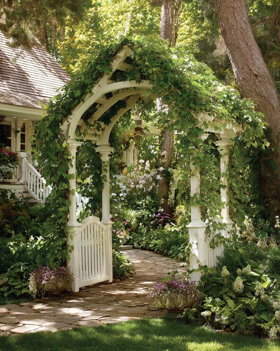 Ivory Traditional Garden Decor Ideas