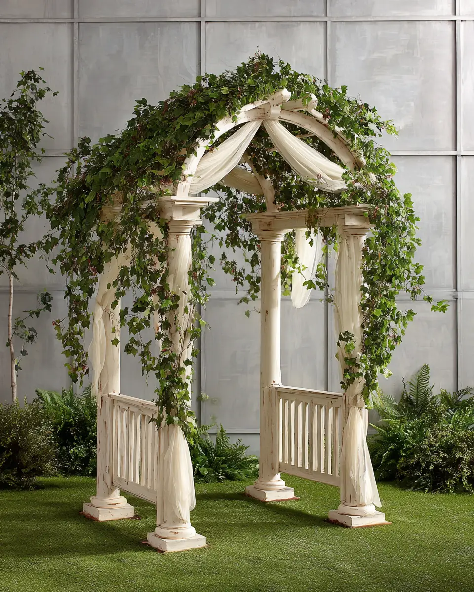 Ivory Traditional Garden Decor Ideas