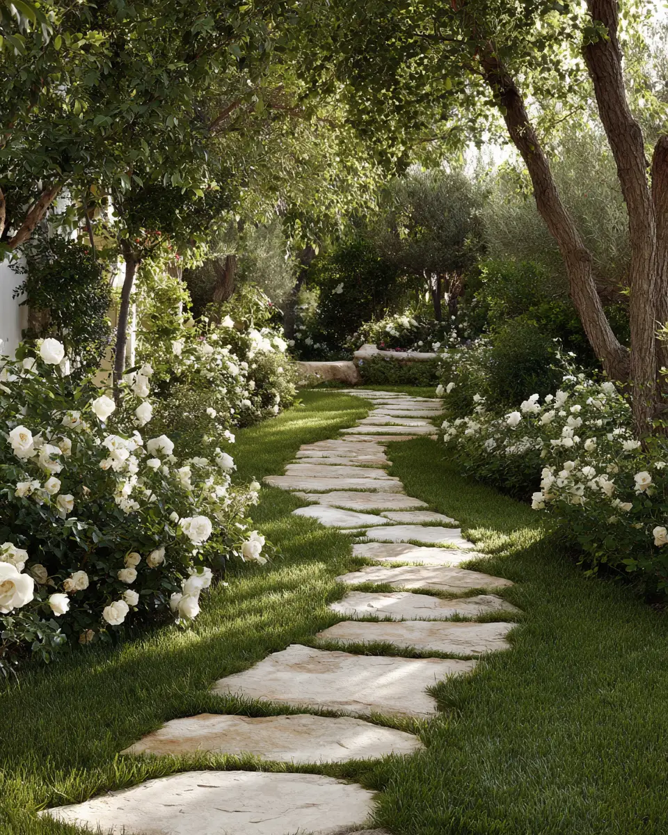 Ivory Traditional Garden Decor Ideas