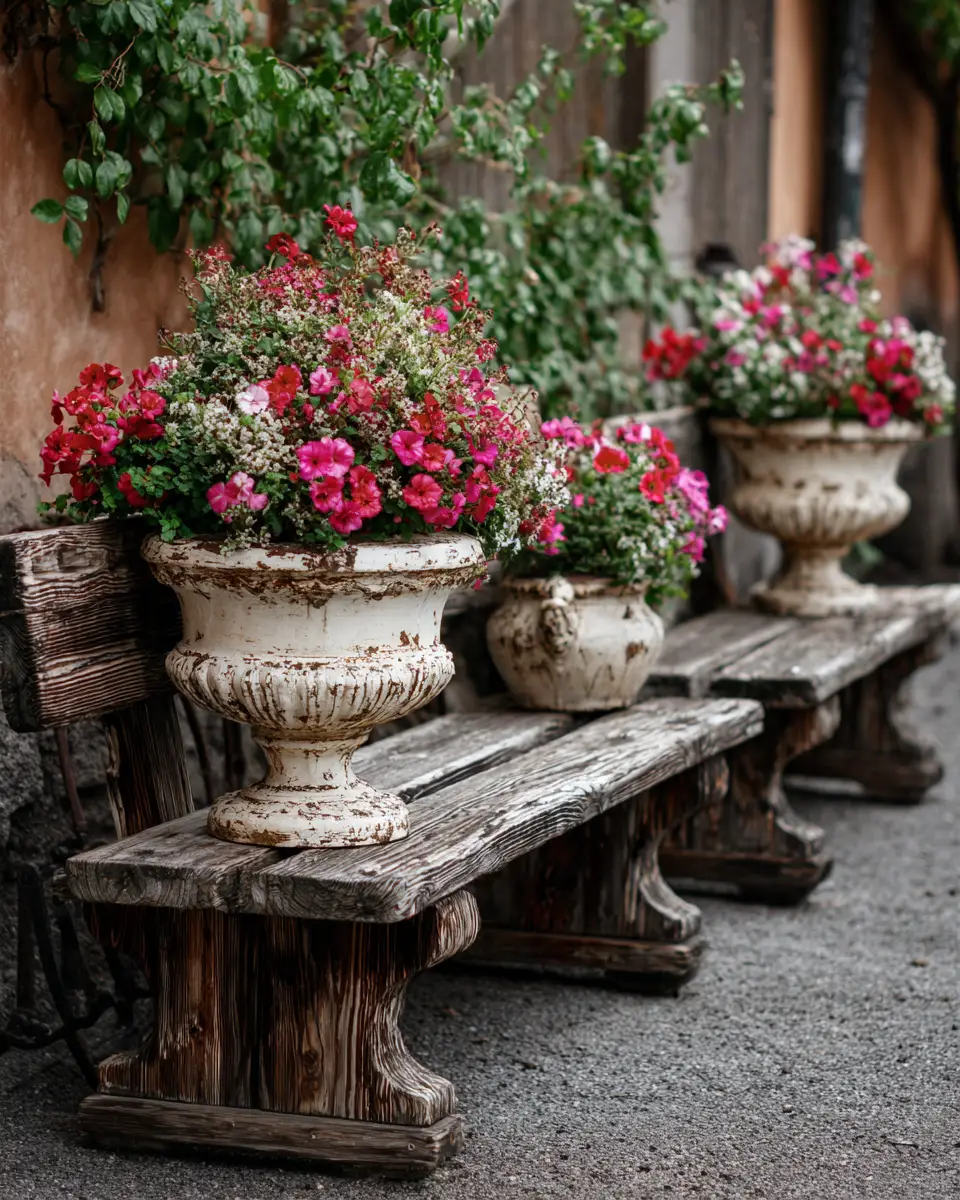 Ivory Traditional Garden Decor Ideas