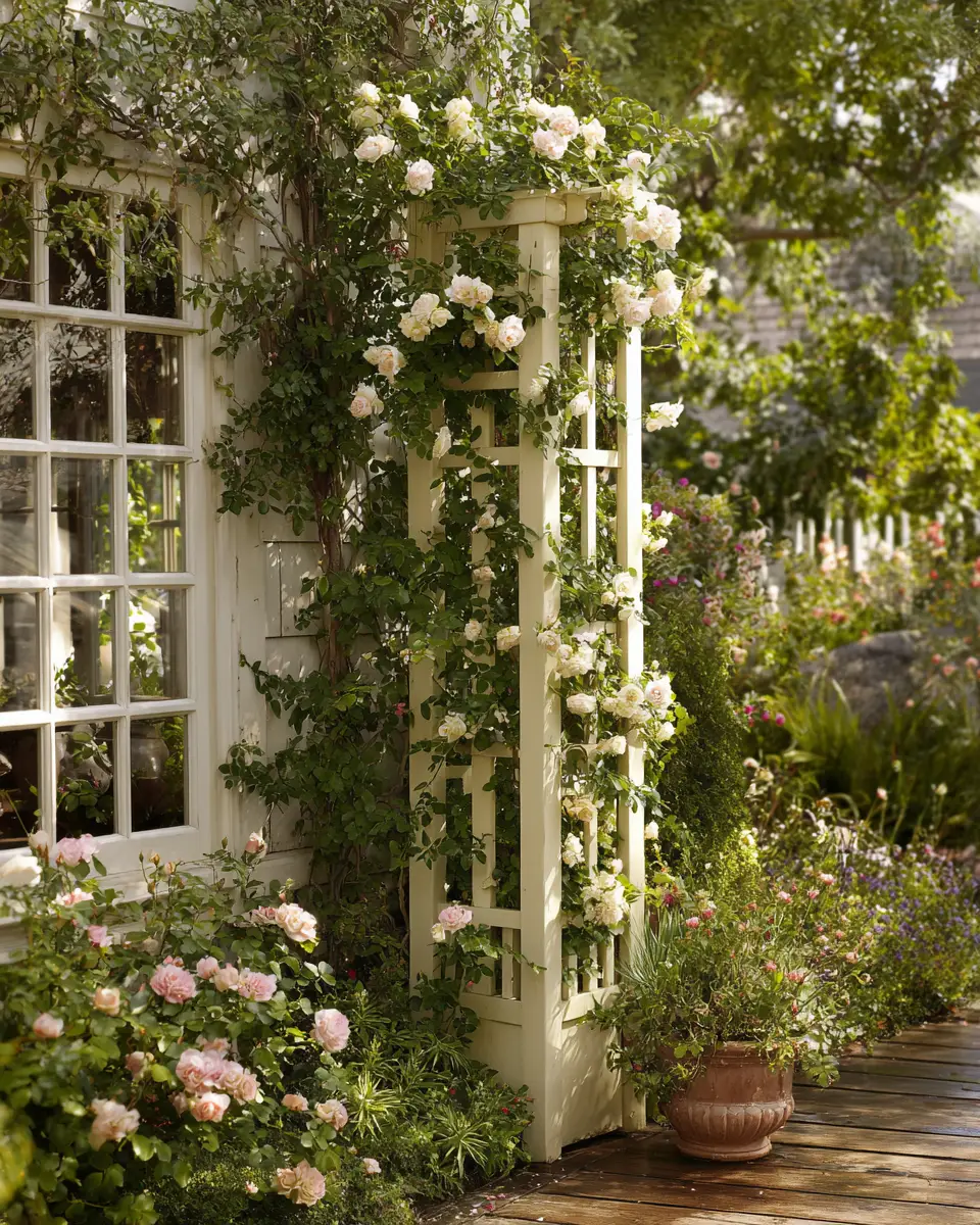 Ivory Traditional Garden Decor Ideas