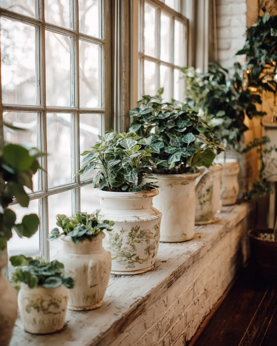 Ivory Vintage Garage Decor Ideas