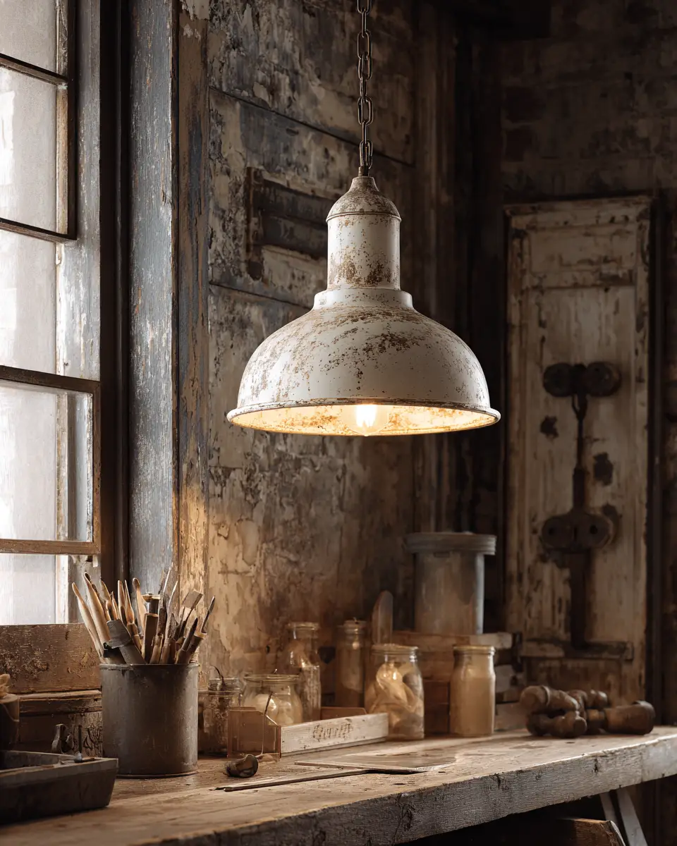 Ivory Vintage Garage Decor Ideas