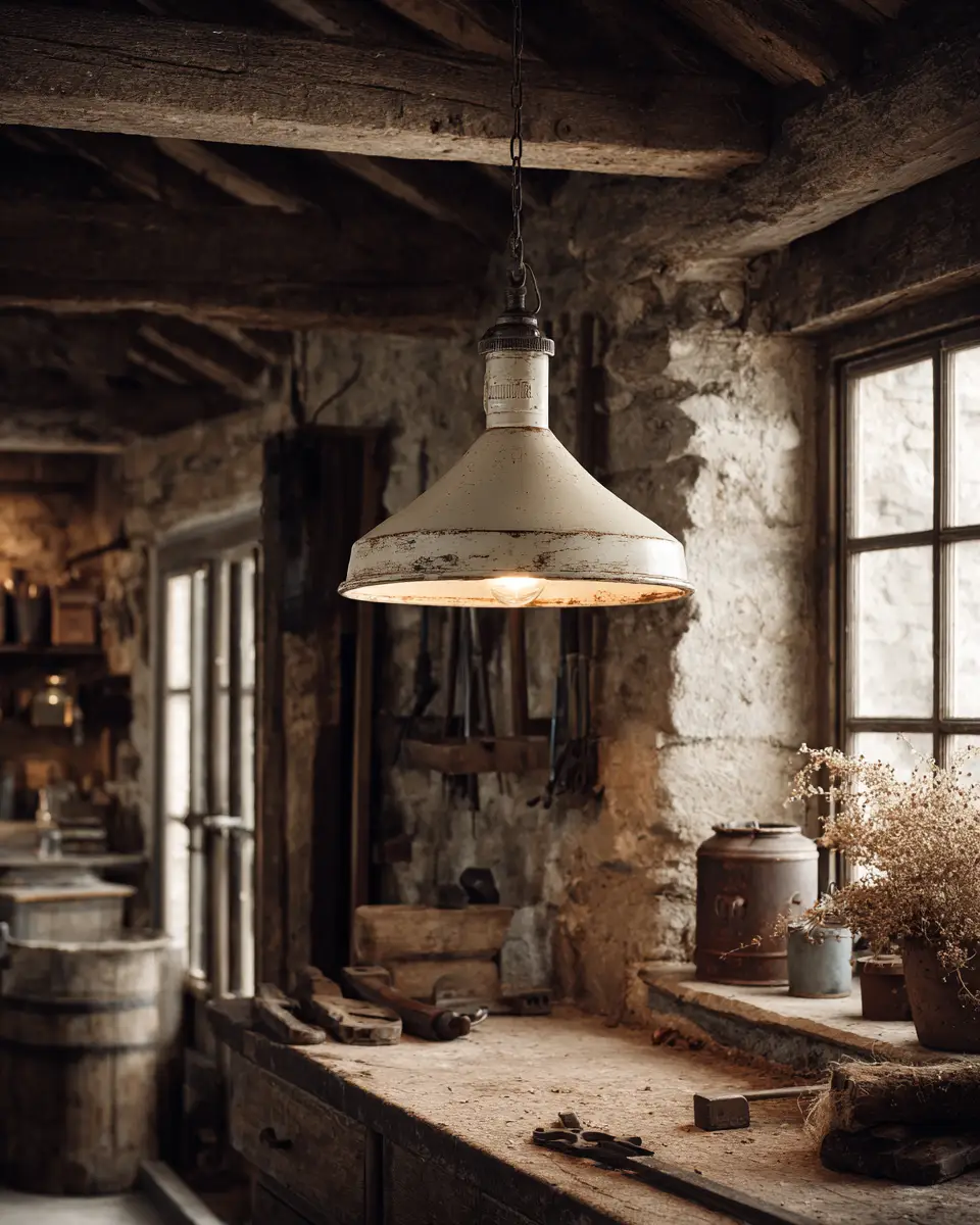 Ivory Vintage Garage Decor Ideas