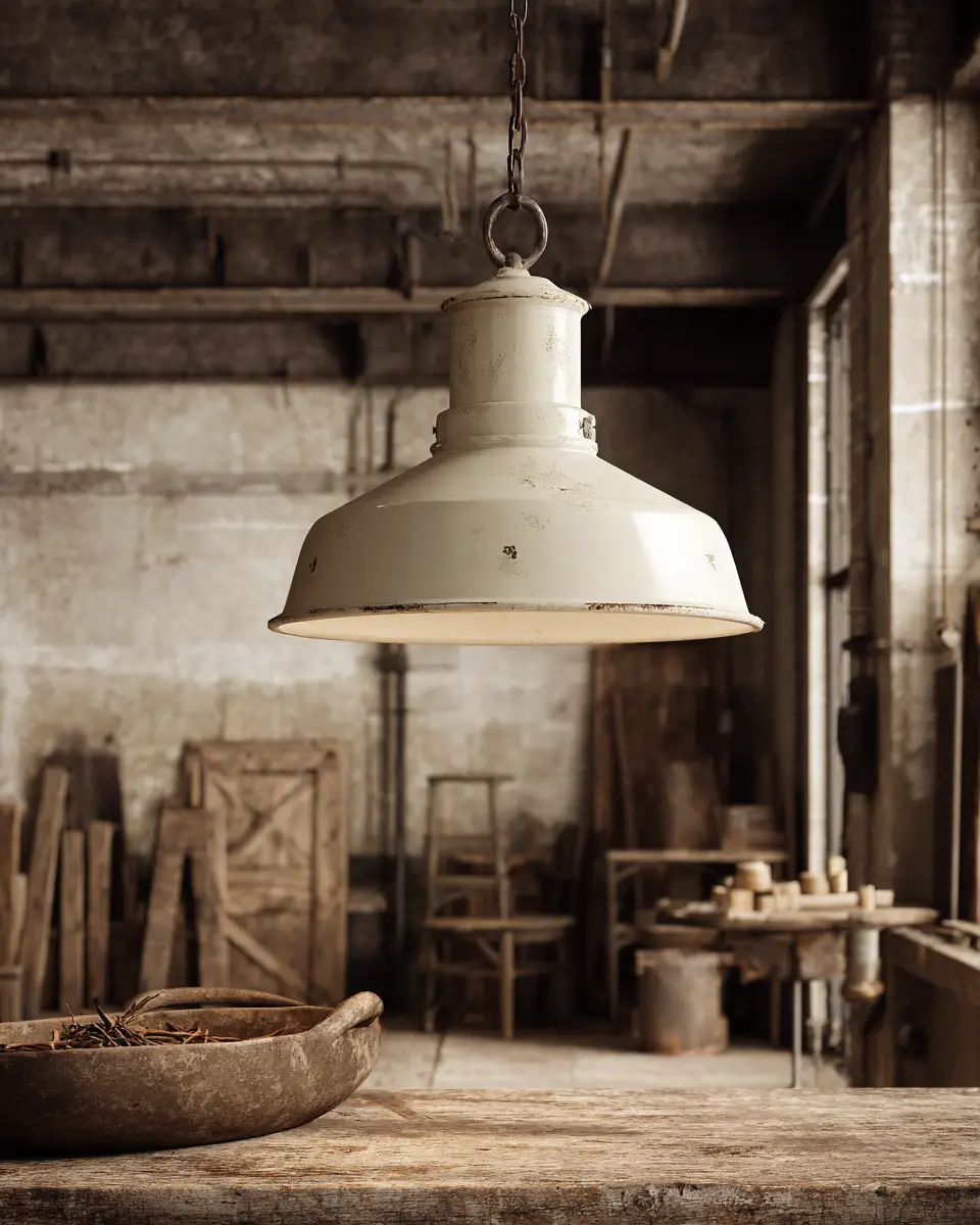 Ivory Vintage Garage Decor Ideas