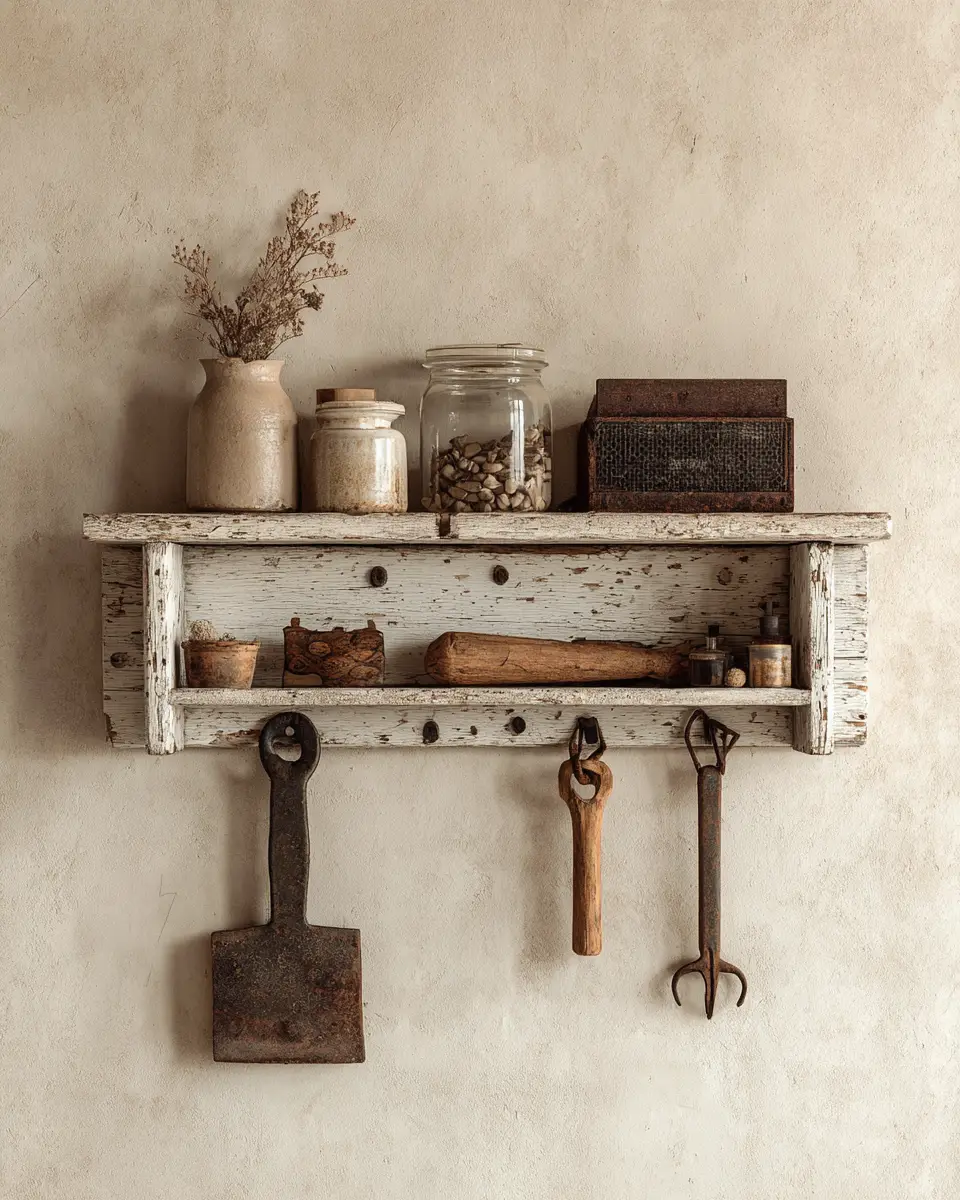 Ivory Vintage Garage Decor Ideas