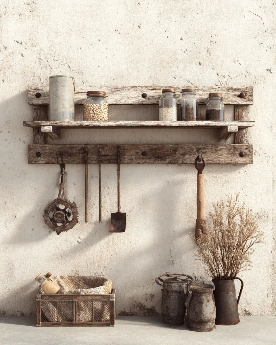 Ivory Vintage Garage Decor Ideas