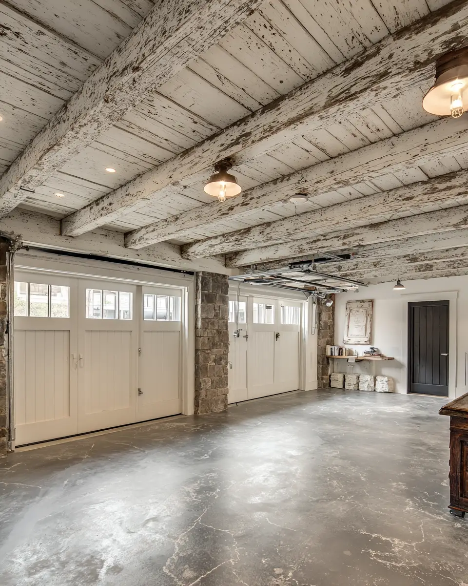 Ivory Vintage Garage Decor Ideas