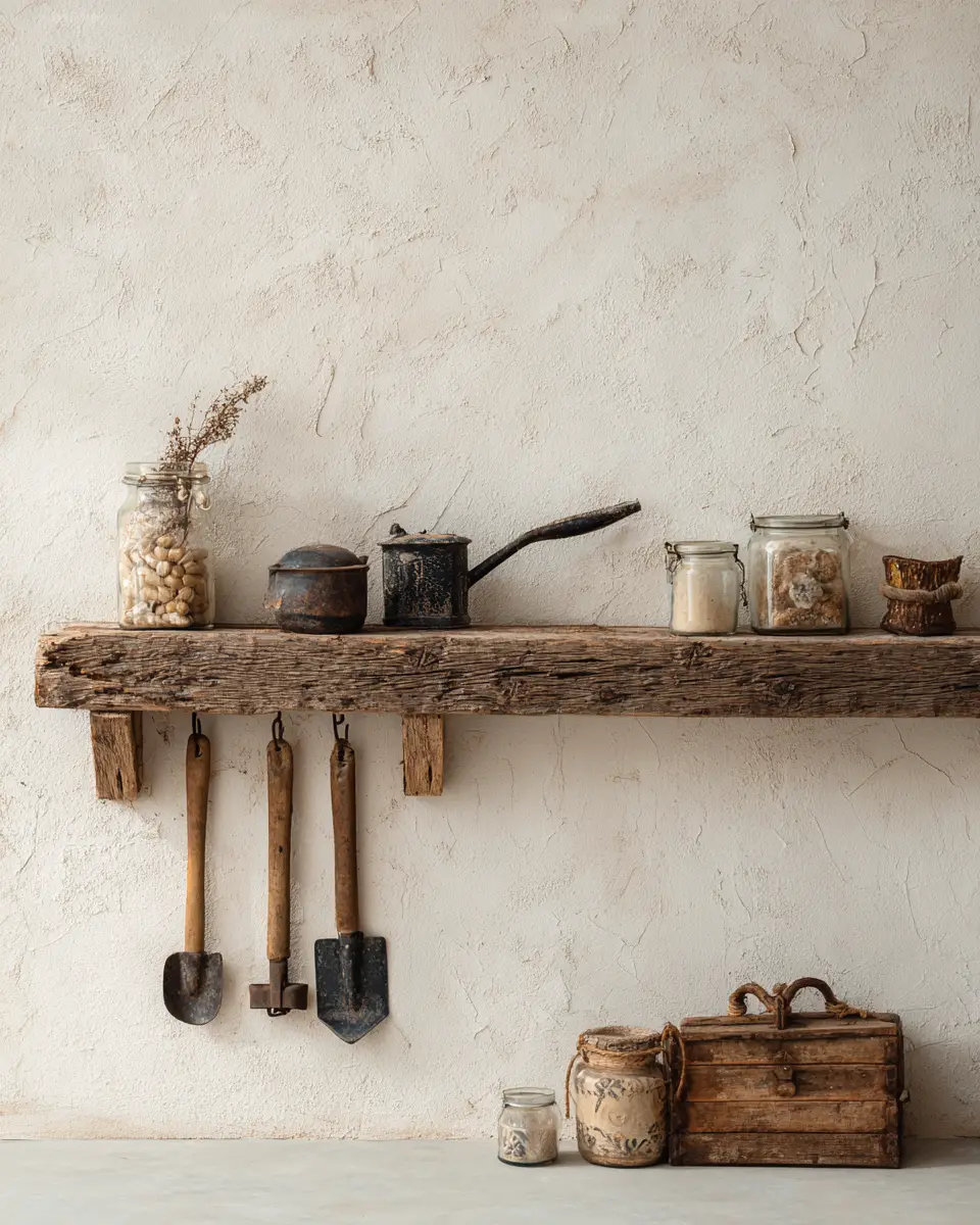 Ivory Vintage Garage Decor Ideas