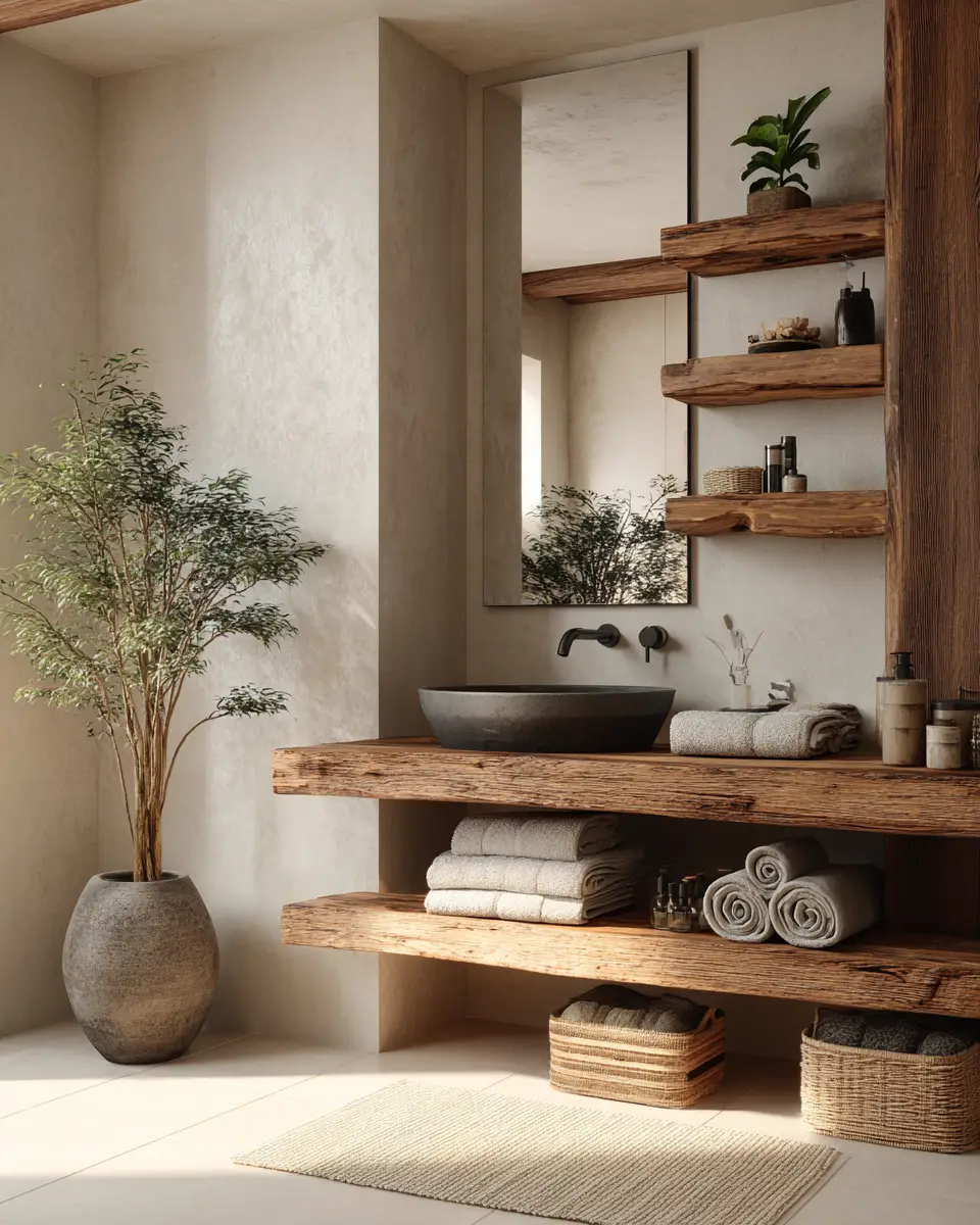 Japandi Bathroom Decor Ideas