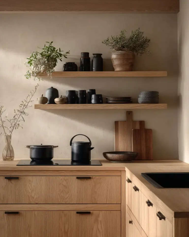 Japandi Kitchen Decor Ideas - Featured