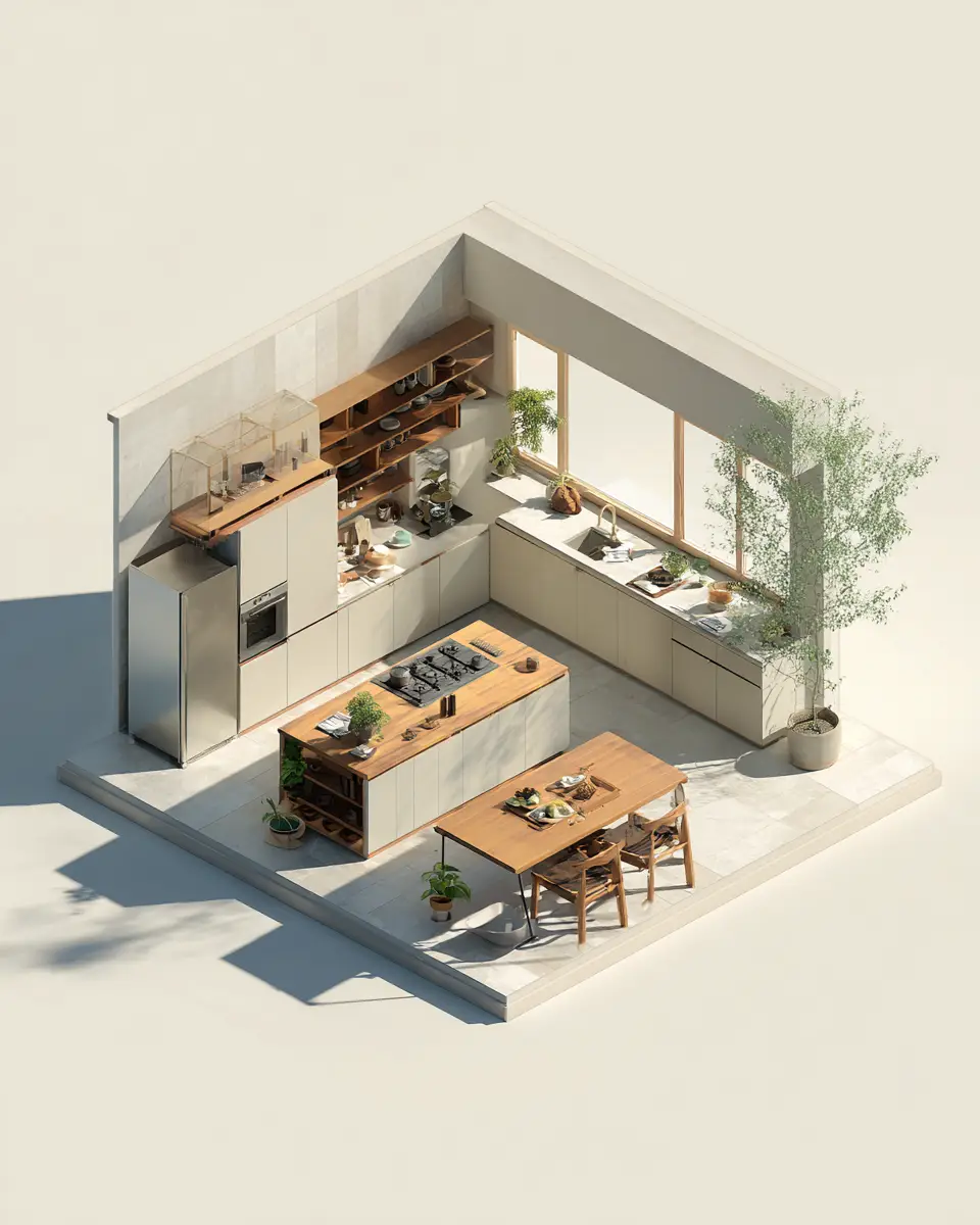 Japandi Kitchen Decor Ideas