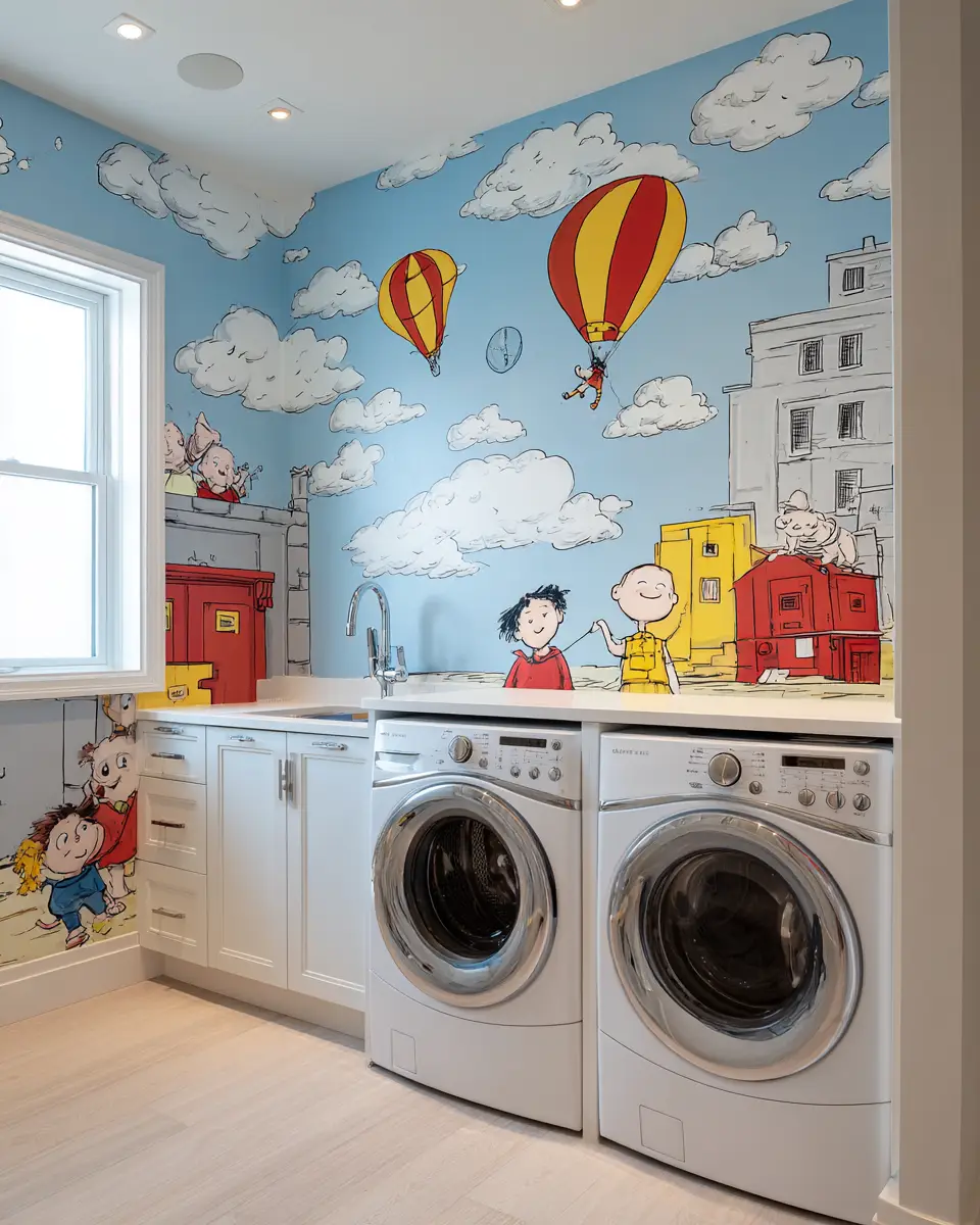 Kid-Friendly Laundry Room Decor Ideas