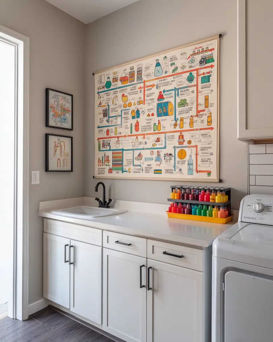 Kid-Friendly Laundry Room Decor Ideas