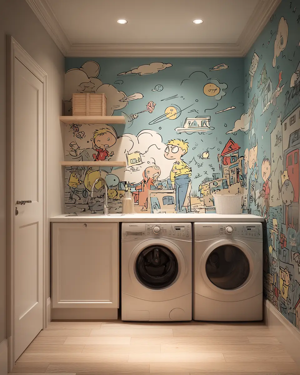 Kid-Friendly Laundry Room Decor Ideas