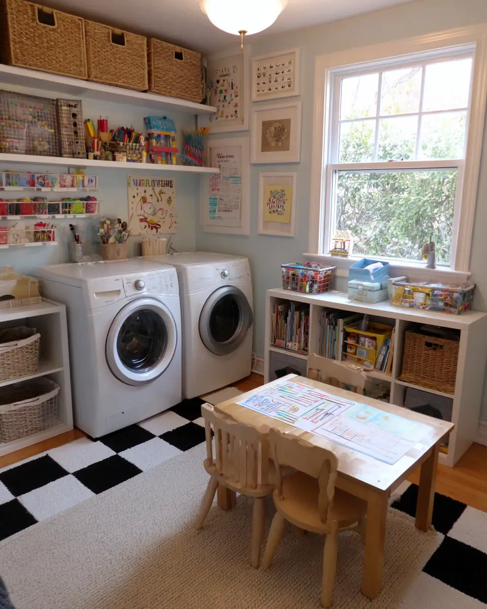 Kid-Friendly Laundry Room Decor Ideas