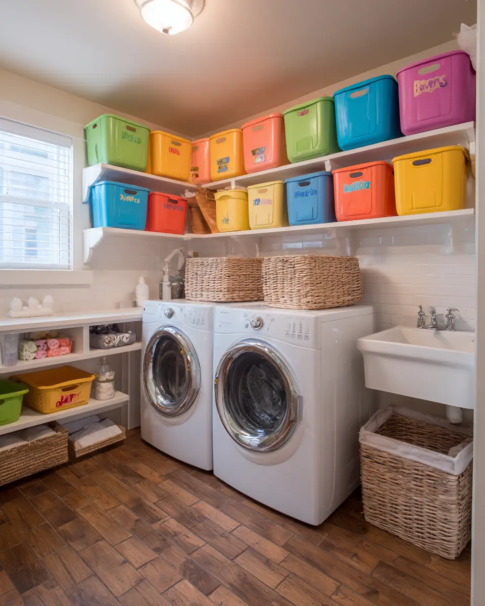 Kid-Friendly Laundry Room Decor Ideas