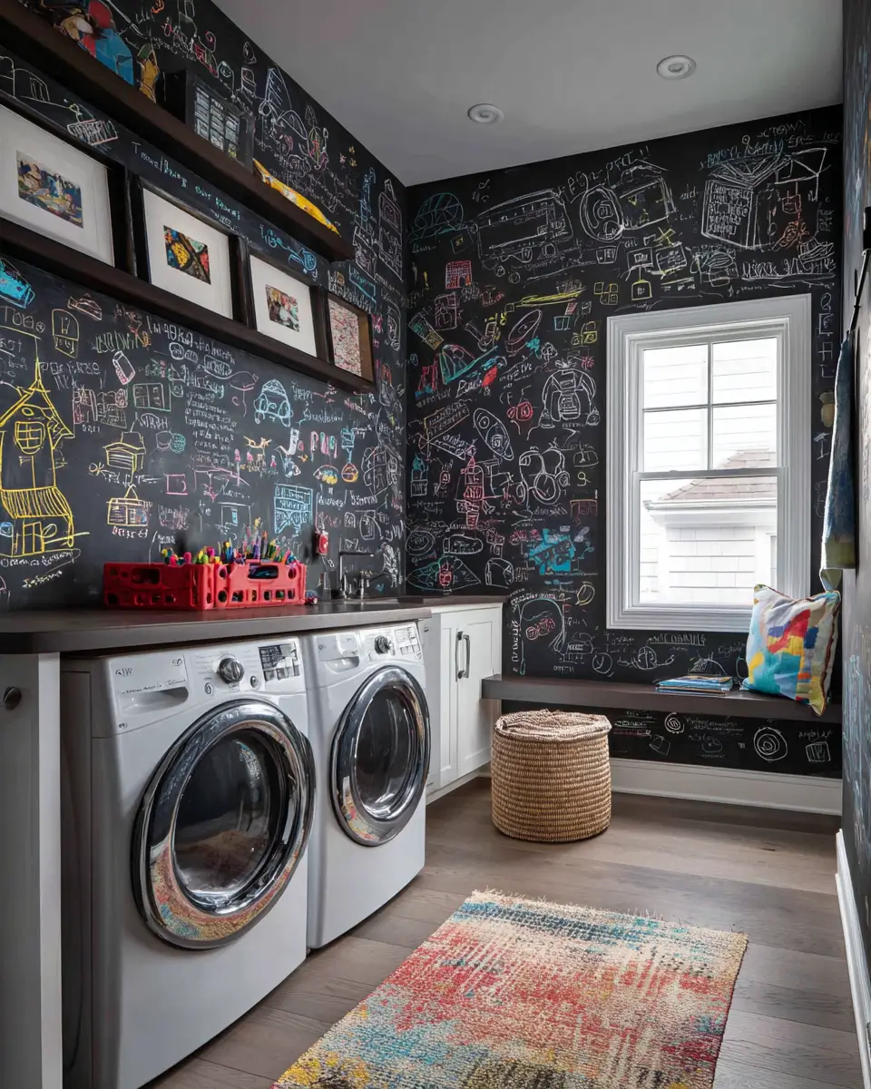 Kid-Friendly Laundry Room Decor Ideas