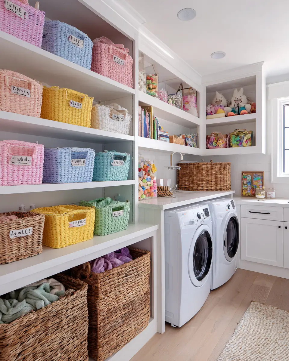 Kid-Friendly Laundry Room Decor Ideas