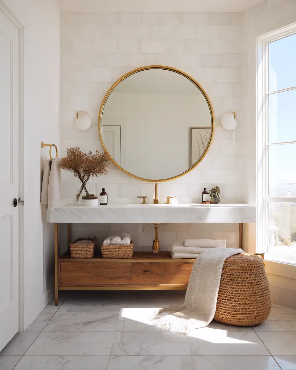 Light And Airy Bathroom Decor Ideas