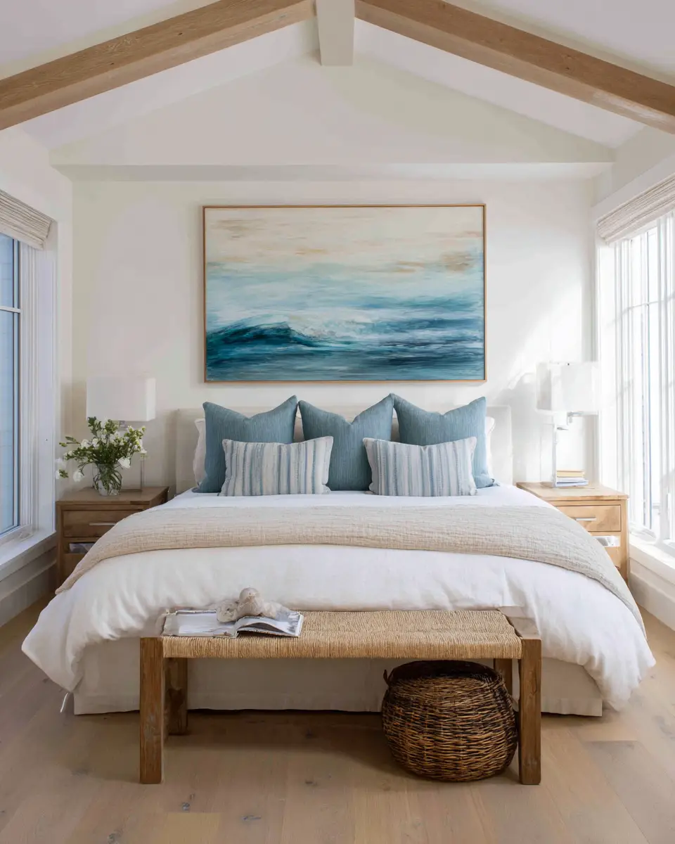 Long Coastal Bedroom Decor Ideas