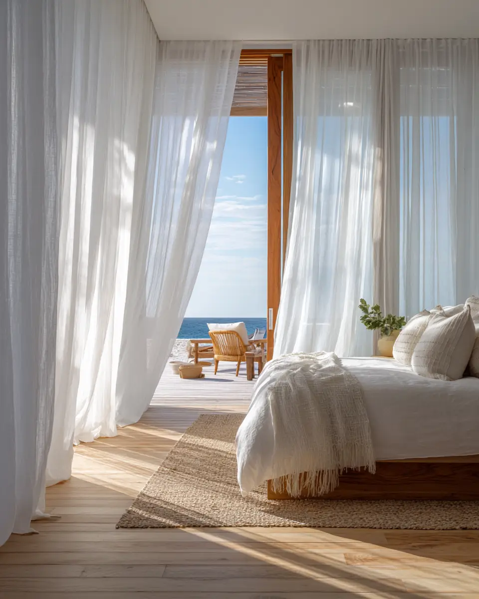 Long Coastal Bedroom Decor Ideas