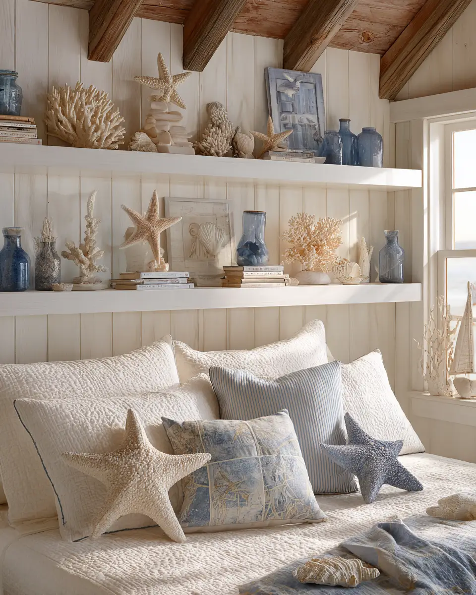 Long Coastal Bedroom Decor Ideas