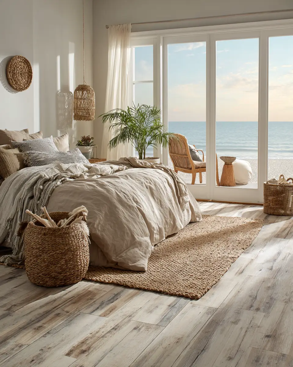 Long Coastal Bedroom Decor Ideas