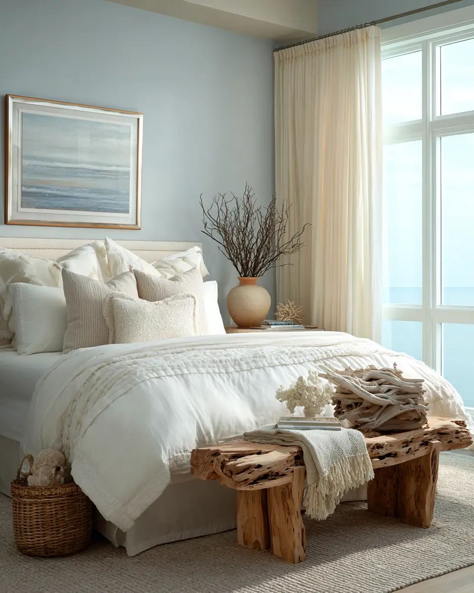 Long Coastal Bedroom Decor Ideas