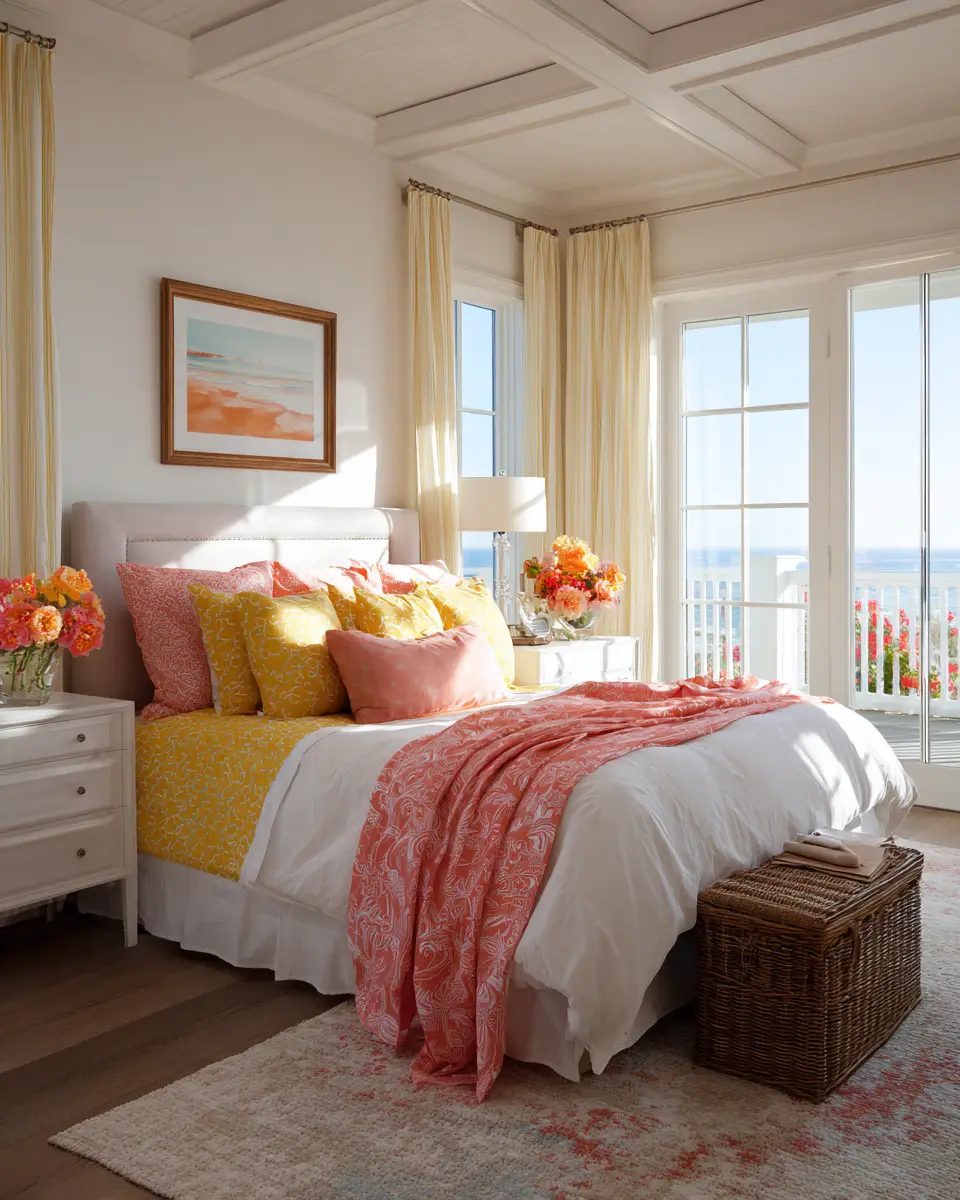 Long Coastal Bedroom Decor Ideas