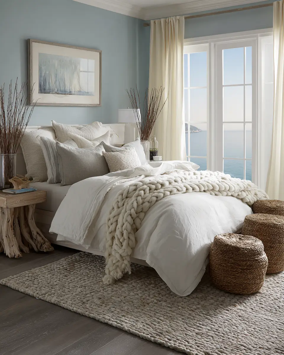 Long Coastal Bedroom Decor Ideas