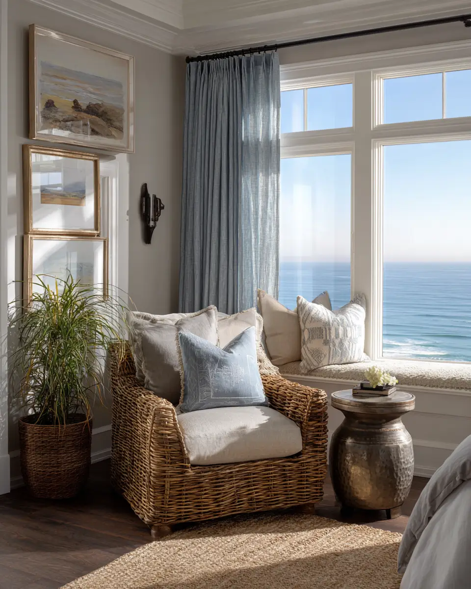 Long Coastal Bedroom Decor Ideas
