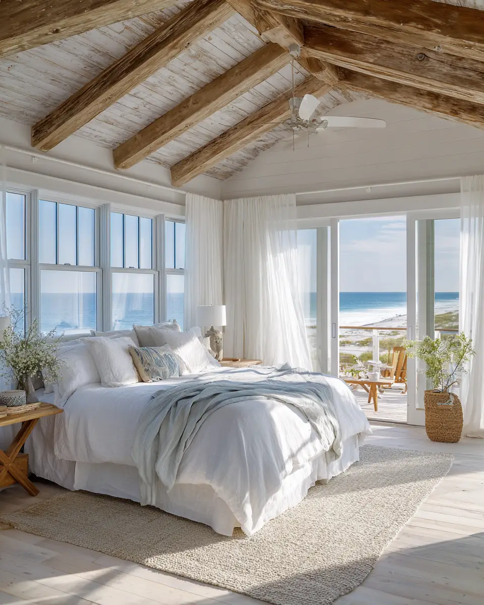 Long Coastal Bedroom Decor Ideas