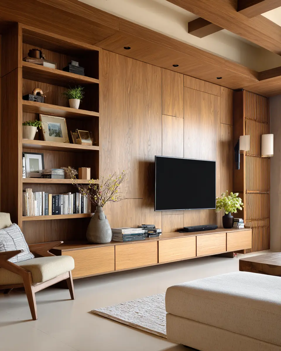 Long Japandi Living Room Decor Ideas