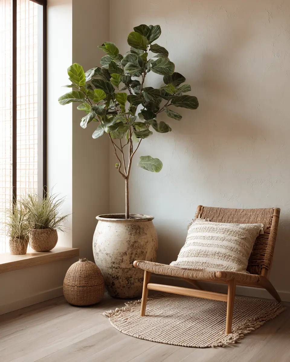 Long Japandi Living Room Decor Ideas