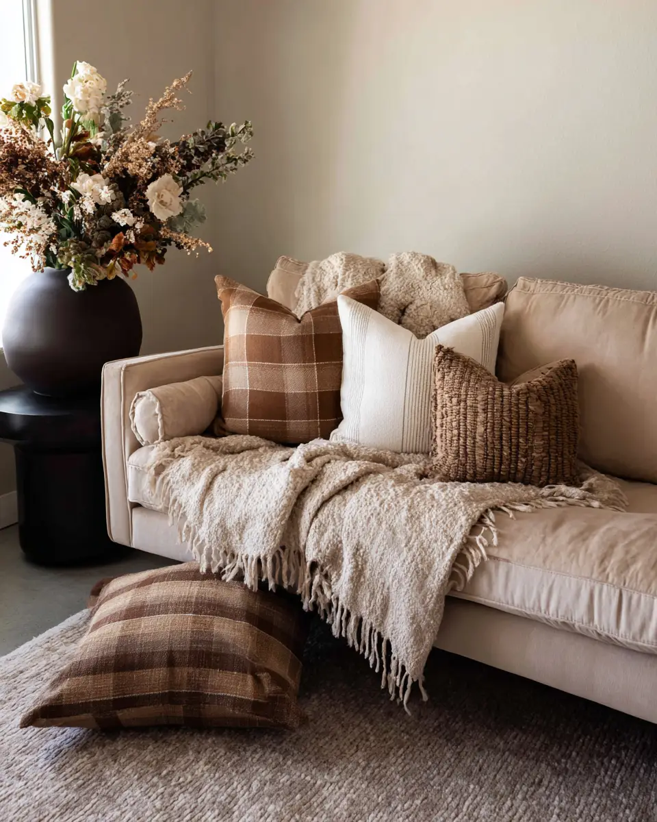 Long Japandi Living Room Decor Ideas